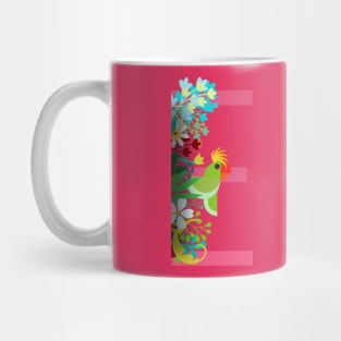 Tropical alphabet E Mug